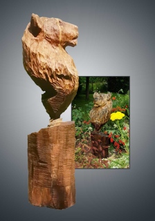 lionne - SCULPTURES BOIS
